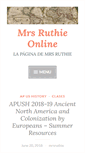 Mobile Screenshot of mrsruthie.net